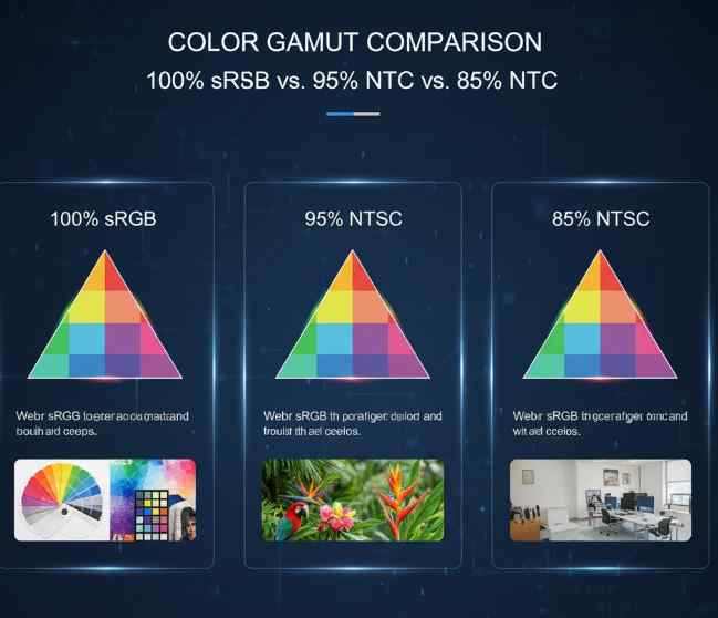 液晶屏色域对比