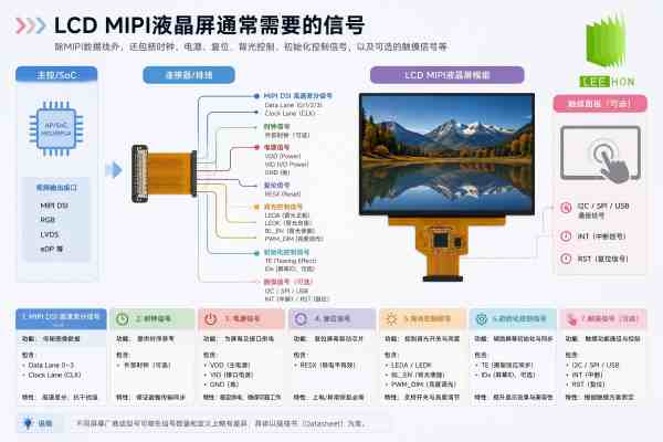 MIPI液晶屏信号