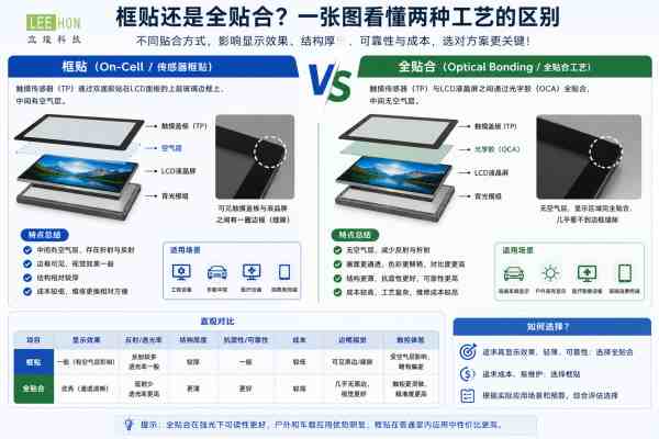 框贴还是全贴合？