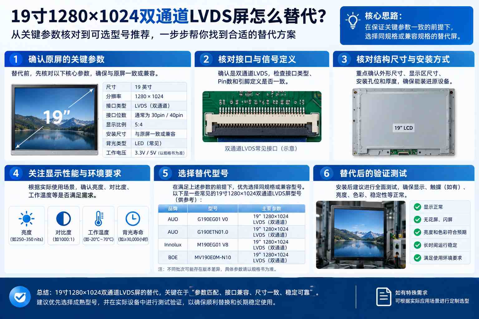 19寸双通道LVDS